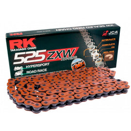 Buy orange RK 525 ZXW XW-Ring Chain 114 Links - Choice of Colour