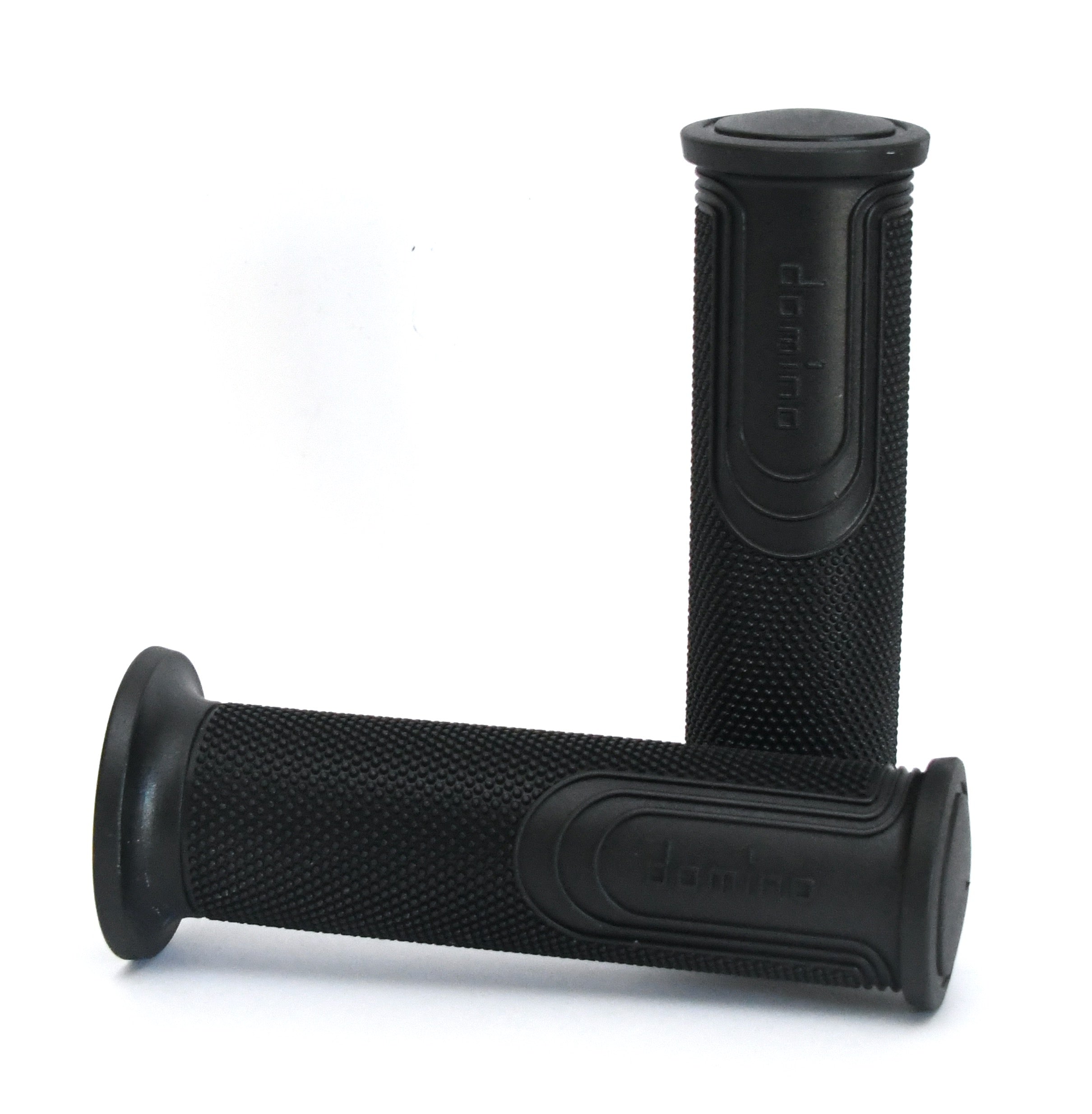 Domino "Style" Black Road Grips with Closed Ends 6272.82.40