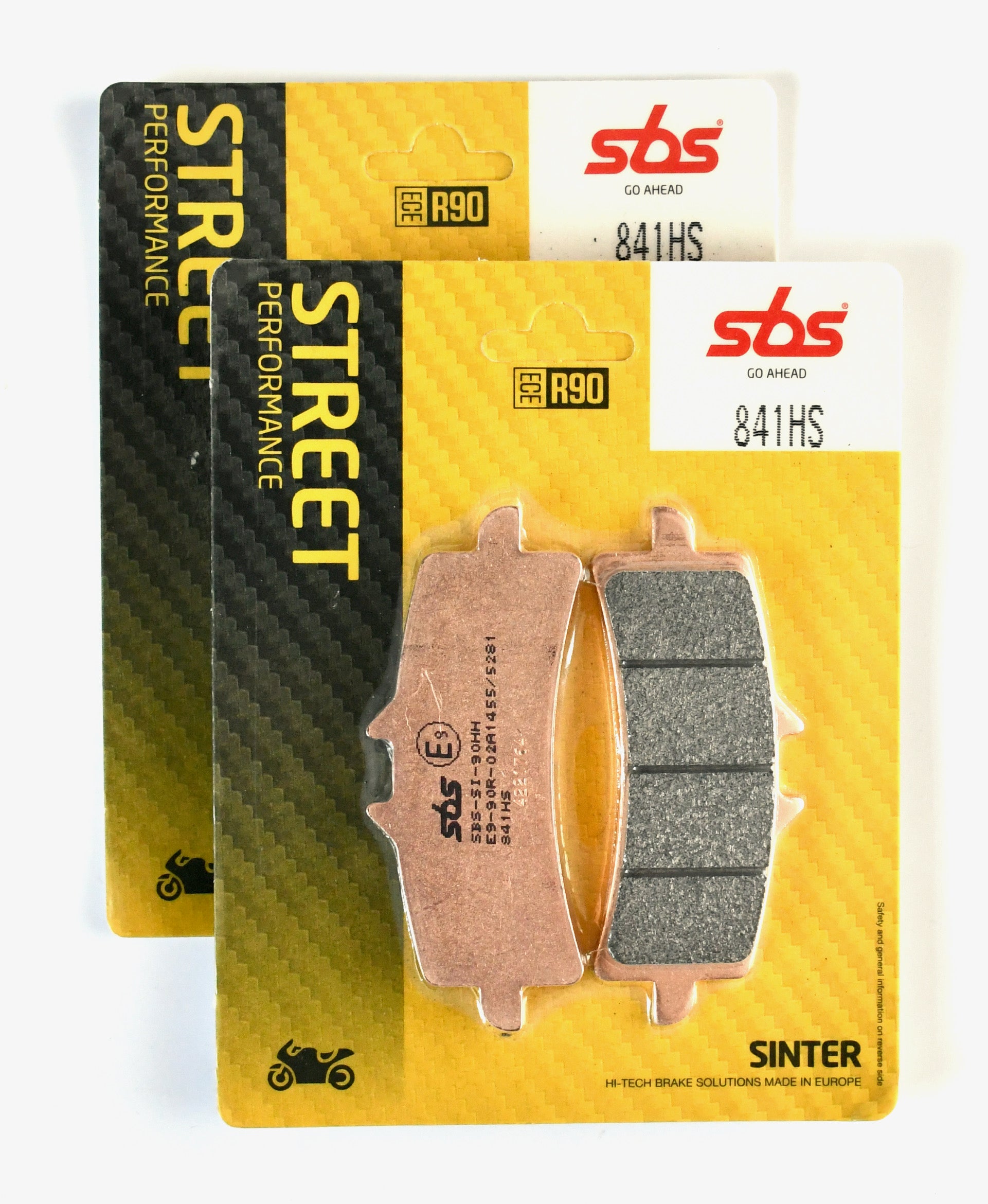 SBS 841HS Street Sinter Brake Pads (Full Front Set)