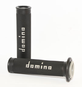 Buy black-grey Domino A010 Dual Density Racing Grips - Choice of Colour