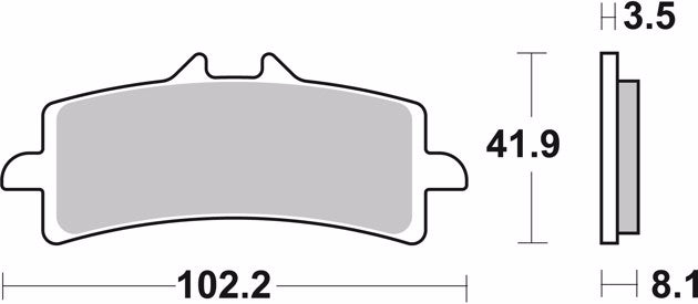 Brembo Sinter Road Brake Pads 07BB37SA (2 Sets)