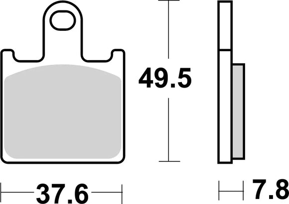 Brembo Sinter Racing Brake Pads 07KA28SR (2x Packs)