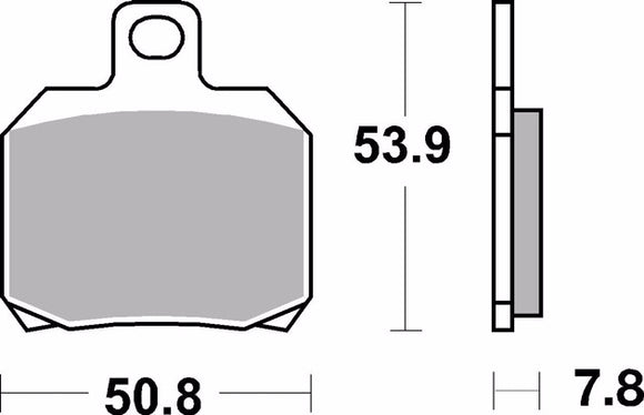 Brembo Sinter Road Brake Pads 07BB20SP - Rear