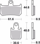 Brembo Sinter Racing Brake Pads 07YA46SR (2x Packs)-2
