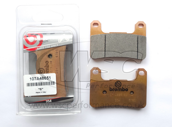 Brembo Z04 Sintered Racing Brake Pads M518 (2x Packs) 107A48651