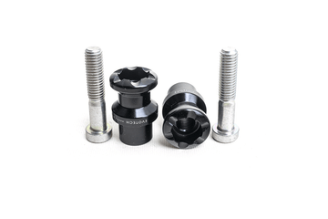 Buy black Evotech M8 Paddock Stand Bobbins - Choice of Colour