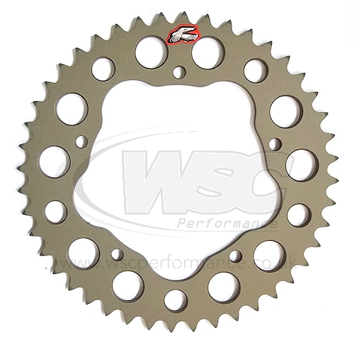 Renthal 520 Pitch Hard Anodised Rear Sprocket 358--520-44