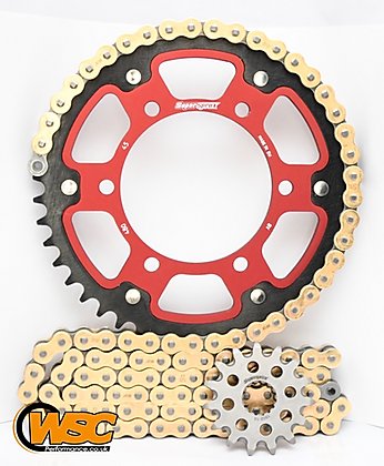 Supersprox Chain and Sprocket Kit - Triumph Street Triple 765 2017-2022 - Standard Gearing