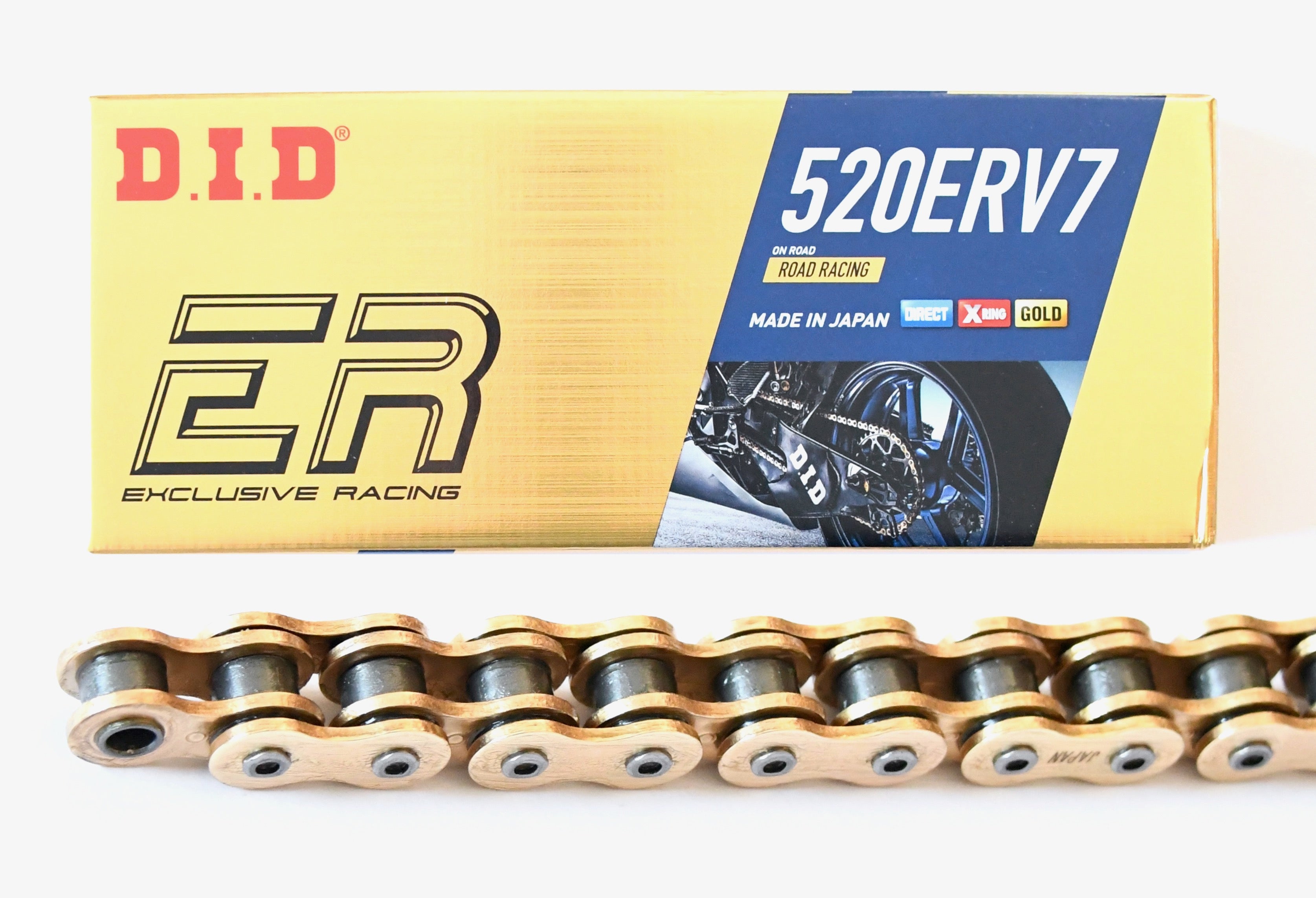 DID 520 ERV7 Racing chain - 120 Links - Gold - WSC Performance