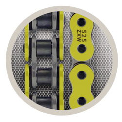 Buy yellow RK 525 ZXW XW-Ring Chain 114 Links - Choice of Colour