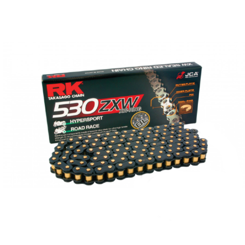 RK 530 ZXW XW Ring Chain 114 Links - Black Line