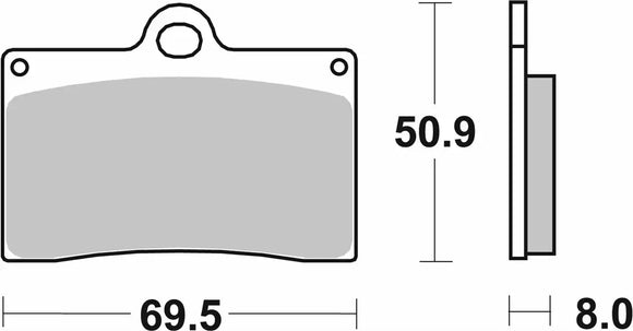 SBS Racing Sinter Brake Pads 566RST (Full Front Set - 2 Packs)