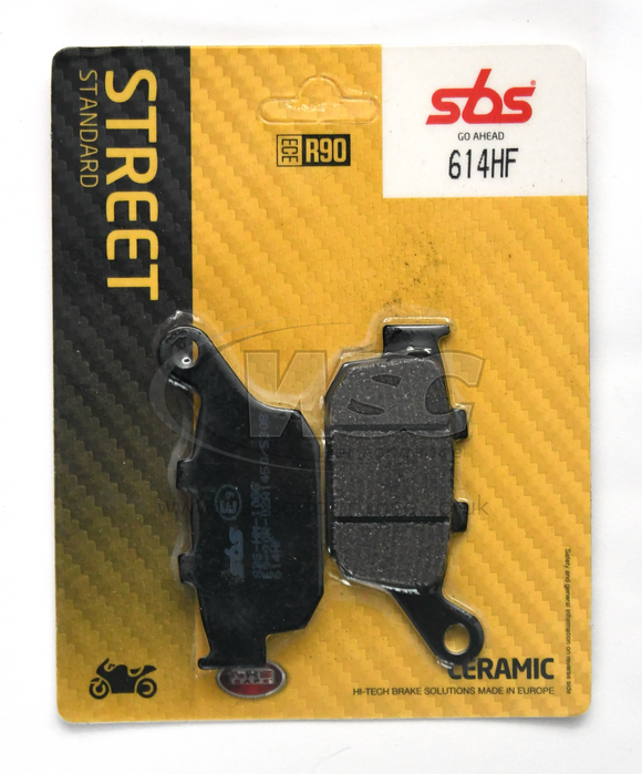 SBS Ceramic Brake Pads 614HF - Rear