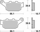 SBS Ceramic Brake Pads 614HF - Rear-2