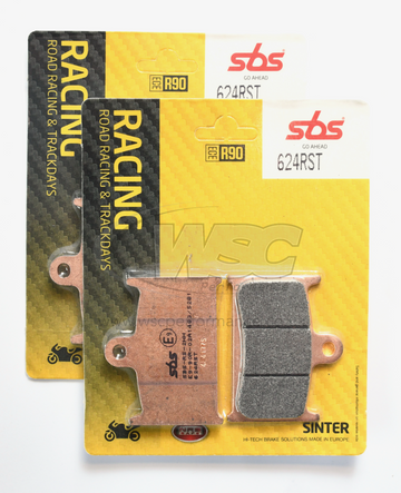 SBS 624RST Racing Sinter Brake Pads (Full Front Set - 2 Packs)
