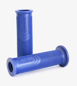 Buy blue Domino Stradale Black Road Grips with Open Ends 6274.82.40