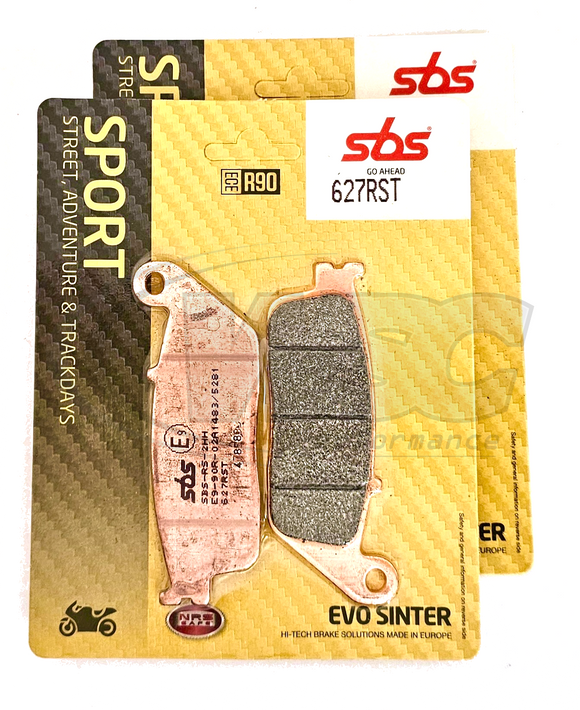 SBS 627RST Racing Sinter Brake Pads(Full Front Set - 2 Packs)