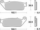 SBS 627HS Sinter Street Brake Pads (Full Front Set - 2 Packs)-2