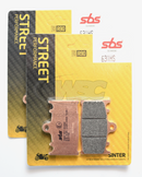 SBS 631HS Street Sinter Brake Pads (Full Front Set - 2 Packs)-1