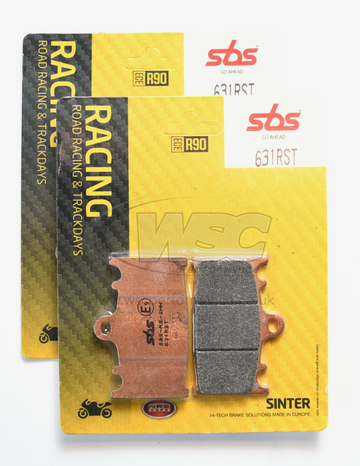SBS 631RST Racing Sinter Brake Pads (Full Front Set - 2 Packs)