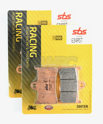 SBS 634RST Racing Sinter Brake Pads (Full Front Set - 2 Packs)