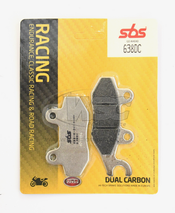 SBS 638DC Dual Carbon Racing Brake Pads (1 Set)