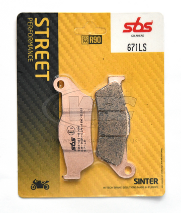 SBS Street Sinter Brake Pads 671LS - Rear