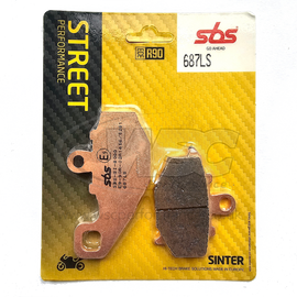 SBS 687LS Street Sinter Rear Brake Pads