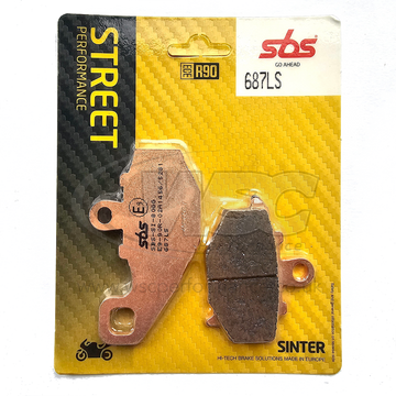 SBS 687LS Street Sinter Rear Brake Pads