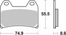 SBS 706RST Racing Sinter Brake Pads (Full Front Set - 2 Packs-2