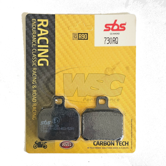 SBS Carbon Tech Racing Brake Pads 730RQ - Rear