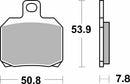 SBS Street Sinter Brake Pads 730LS - Rear-2