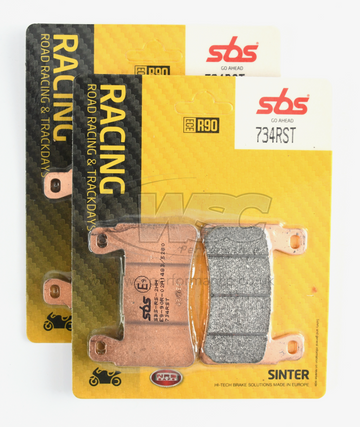 SBS 734RST Racing Sinter Brake Pads (Full Front Set - 2 Packs)