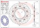 Brembo Serie Oro Floating Brake Discs - Pair - 78.B408.72-2