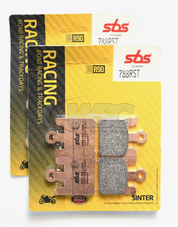 SBS 788RST Racing Sinter Brake Pads (Full Front Set - 2 Packs)