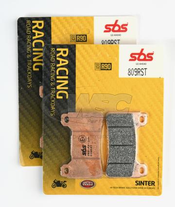 SBS 809RST Racing Sinter Brake Pads (Full Front Set - 2 Packs)