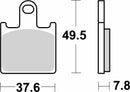 SBS 838HS Street Sinter Brake Pads (Full Front Set - 2 Packs-2