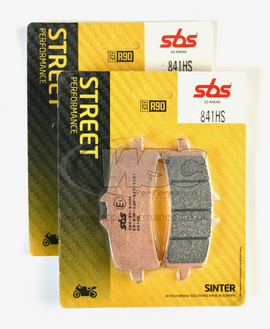 SBS 841HS Street Sinter Brake Pads (Full Front Set - 2 Packs