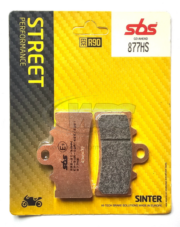 SBS Street Sinter Brake Pads 877HS (1 Set)