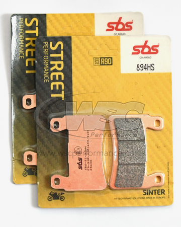 SBS 894HS Street Sinter Brake Pads (Full Front Set - 2 Packs)