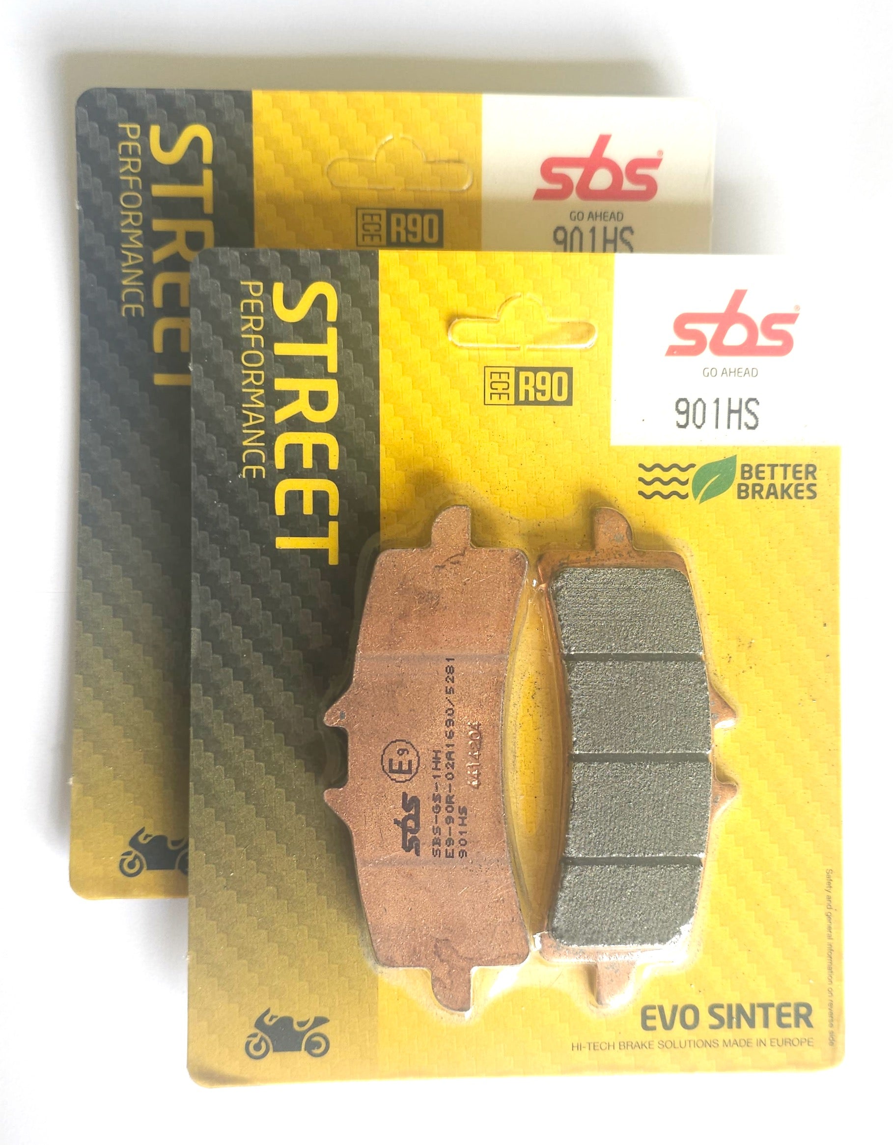 SBS 901HS Street Sinter Brake Pads (Full Front Set)