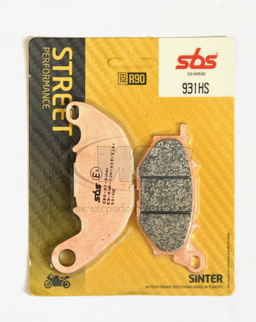 SBS 931HS Street Sinter Brake Pads (1 Set)