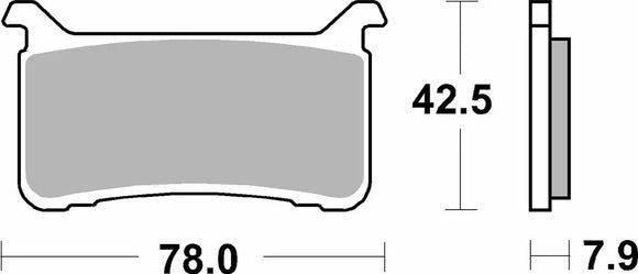 SBS 947HS Street Sinter Brake Pads (Full Front Set - 2 Packs)