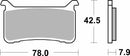 SBS 947RST Racing Sinter Brake Pads (Full Front Set - 2 Packs)-2
