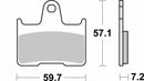 SBS 984LS Street Sinter Rear Brake Pads-2