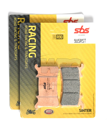 SBS 985RST Racing Sinter Brake Pads (Full Front Set - 2 Packs)