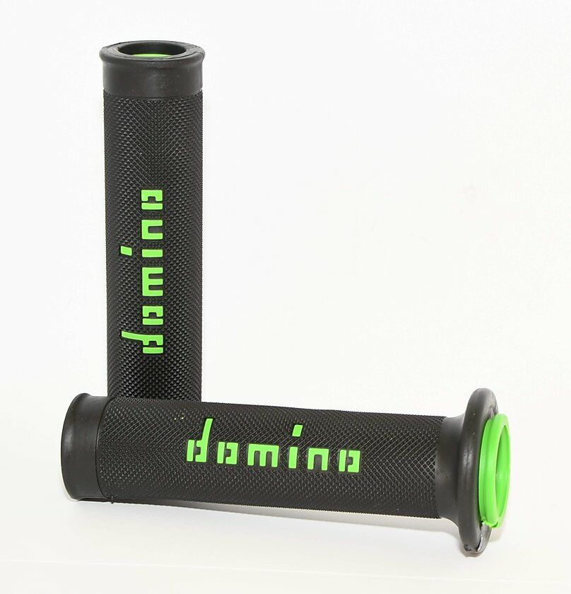 Domino A010 Dual Density Racing Grips Red and White