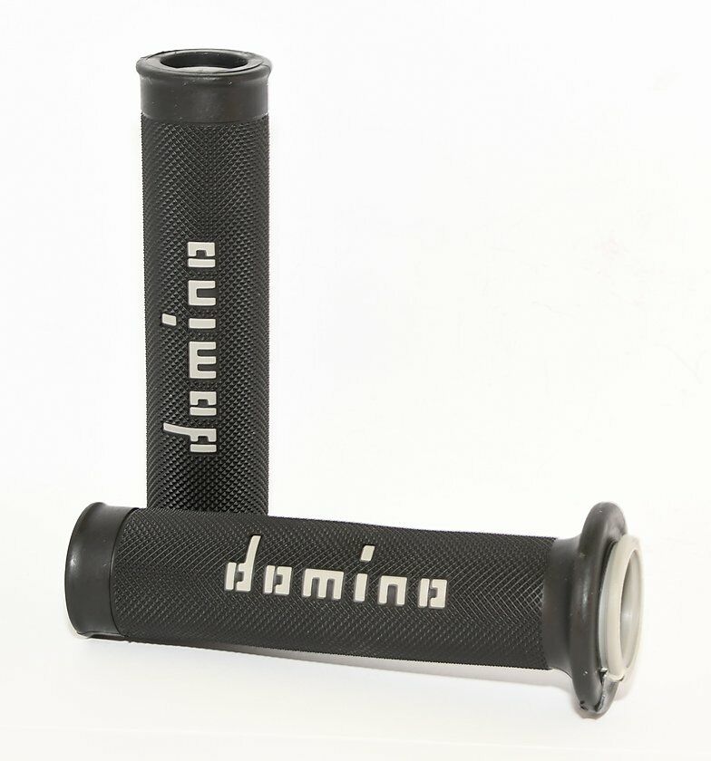 Domino A010 Dual Density Racing Grips Red and White