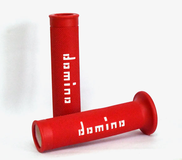 Domino A010 Dual Density Racing Grips Fluro and Black