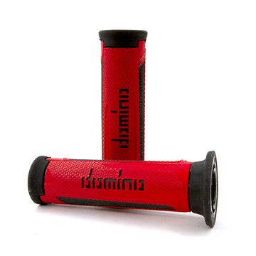 Domino A350 Turismo Touring and Maxi Scooter Grips Red and Black